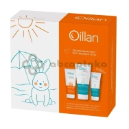 OCEANIC OILLAN SUN ZESTAW, Ochronna emulsja z filtrem SPF50 100 ml + Żel 3w1 do mycia 200 ml + Krem 75 ml | DATA WAŻNOŚCI 31.05.2026