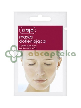 Ziaja maska dotleniająca z glinką czerwoną 7 ml