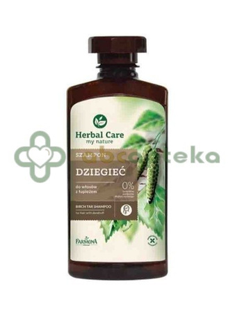 Farmona Herbal Care, szampon dziegieć, 330 ml