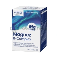 Magnez B-Complex, VITTER BLUE, 50 tabletek