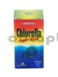 Chlorella algi prasowane, 200 tabletek