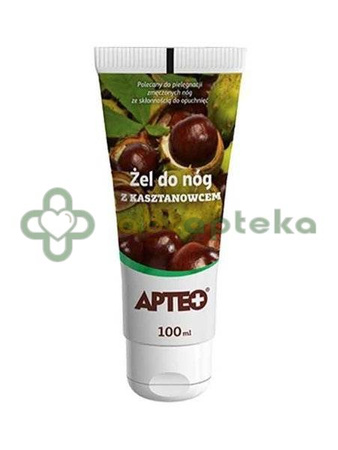 Apteo, Żel do nóg z kasztanowcem, 100 ml