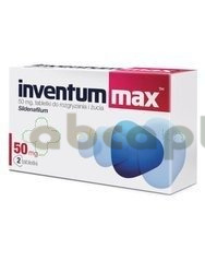 Inventum Max 50 mg, 2 tabletki do rozgryzania i żucia