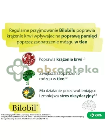 Bilobil forte, 80 mg, 60 kapsułek