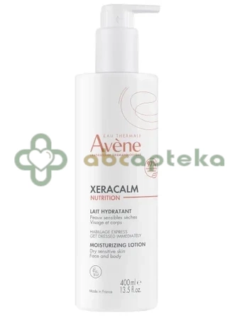 Avene XeraCalm Nutrition, nawilżające mleczko do ciała,    400 ml