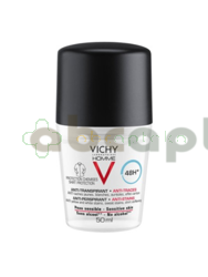 VICHY Homme dezodorant w kulce 48h przeciw śladom 50 ml | DATA WAŻNOŚCI 30.09.2026