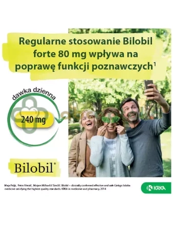 Bilobil forte, 80 mg, 60 kapsułek