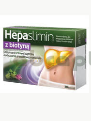 Hepaslimin z biotyną, 30 tabletek