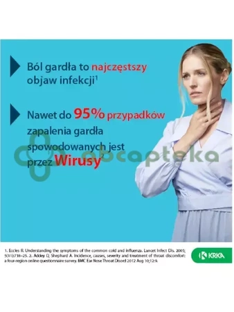 Septolete Ultra o smaku cytryny i miodu, 16 pastylek