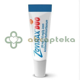 Zovirax Duo (50mg+10mg)/g, krem, 2g