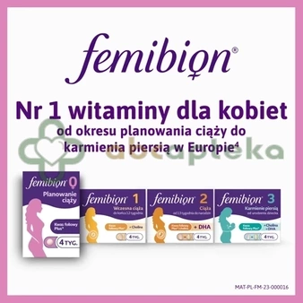 Femibion 0 Planowanie ciąży, 28 tabletek,