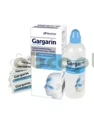 Gargarin Zatoki, zestaw podstawowy do płukania nosa i zatok, butelka + 16 saszetek