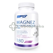 SFD Magnez, Ashwagandha + B6, 180 tabletek