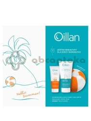 Oillan Sun Zestaw Emulsja SPF50 100ml + Dermo-krem 200ml + piłka plażowa