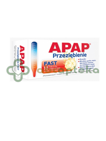 Apap Przeziębienie Fast, 10 tabletek musujących,