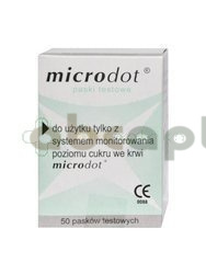 Microdot paski testowe do glukometru, 50 sztuk