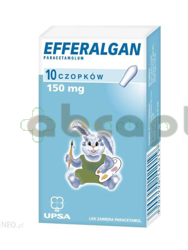 Efferalgan, 150 mg, 10 czopków