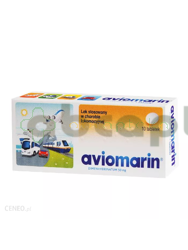 Aviomarin, 50 mg, 10 tabletek