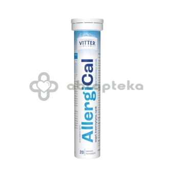 AllergiCal, VITTER BLUE, 20 tabletek musujących