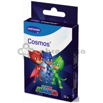 Cosmos PJ MASKS, zestaw  plastrów dla dzieci, 12 sztuk