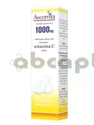Ascorvita 1000 mg, 20 tabletek musujących