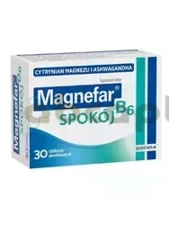 Magnefar B6 Spokój, 30 tabletek powlekanych