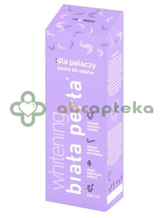 BIAŁA PERŁA pasta do zębów dla palaczy, 75 ml