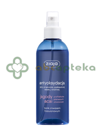 Ziaja Jagody Acai, tonik z kwasem hialuronowym, 200 ml