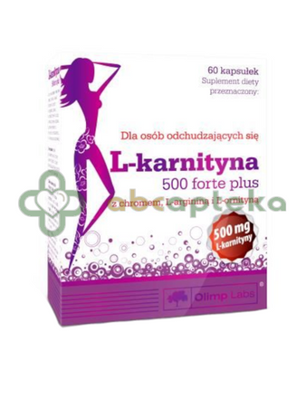 Olimp L-Karnityna 500 Forte Plus, 60 kapsułek