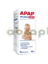 Apap Forte dla dzieci, 40mg/ml, 85 ml