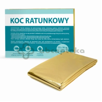 Koc ratunkowy PASO 160 cm x 210 cm, 1 sztuka