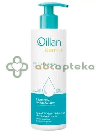 Oceanic Oillan Derm+ Szampon nawilżający, 180 ml