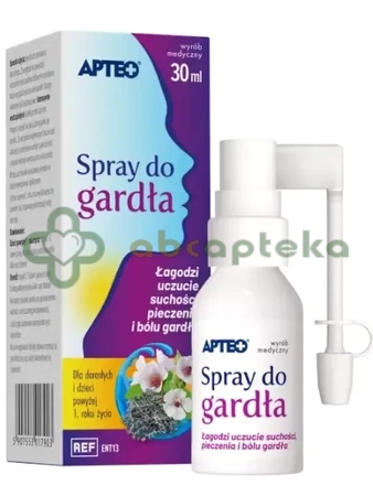 Spray do gardła APTEO,               30 ml