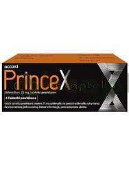 Princex, 25 mg, 4 tabletki