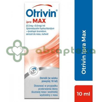 Otrivin Ipra Max, aerozol do nosa, 10 ml