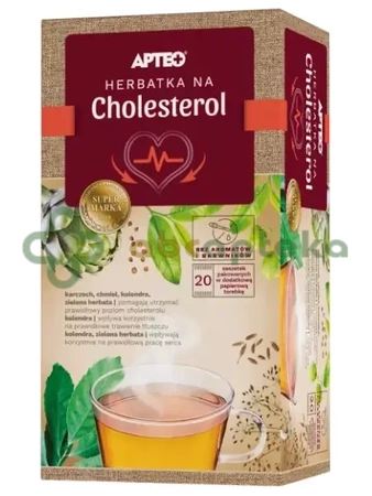 Herbatka na cholesterol APTEO, 20 saszetek