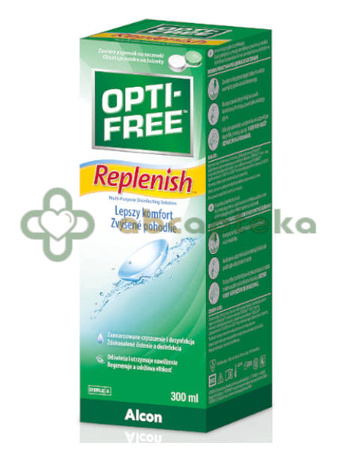 Opti-Free Replenish, płyn dezynfekcyjny do soczewek, 300 ml 