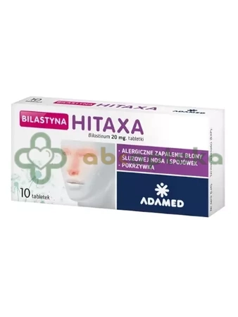 Bilastyna Hitaxa 20 mg, 10 tabletek