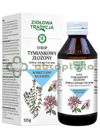 Syrop tymiankowy złożony Hasco, 125 g | DATA WAŻNOŚCI 31.08.2026