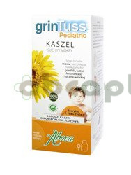 GrinTuss Pediatric, syrop na kaszel suchy i mokry, 128 g