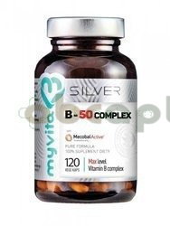 MYVITA Silver Witamina B-50 Complex, 120 kapsułek