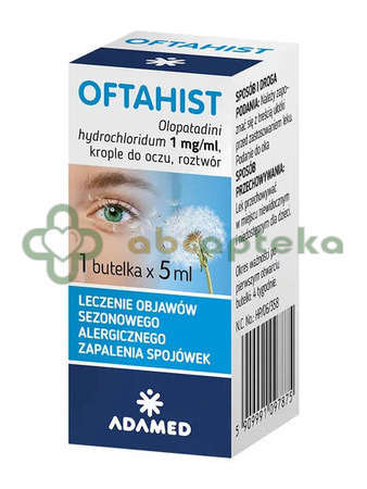 Oftahist, 1mg/ml, krople do oczu, 5ml