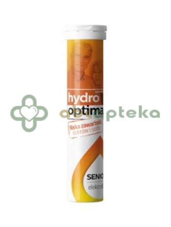 HydroOptima Senior, elektrolity, 20 tabletek musujących