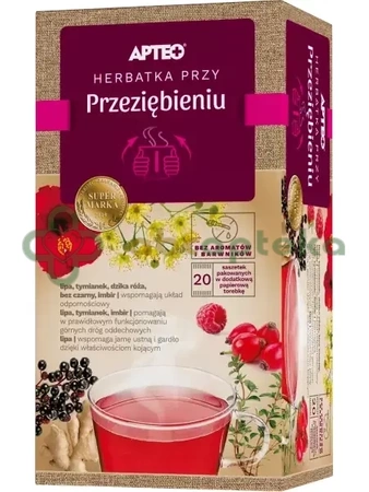 Herbatka przy przeziębieniu APTEO, 20 saszetek