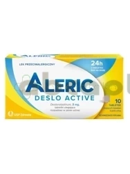 Aleric Deslo Active, 5 mg, 10 tabletek ulegających rozpadowi w jamie ustnej