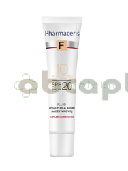 Pharmaceris F, fluid kryjący dla skóry naczynkowej, 10 Porcelain, SPF 20, 30 ml