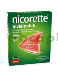 Nicorette Invisipatch, 25 mg/16h, 7 plastrów