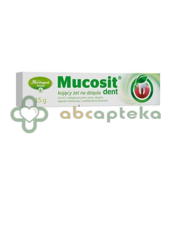 Mucosit Dent, żel do stosowania na dziąsła, 15 g