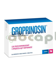 Groprinosin 500 mg, 50 tabletek