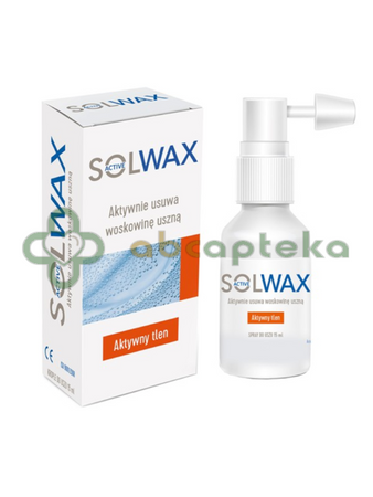 Solwax Active spray do uszu 15 ml | DATA WAŻNOŚCI 30.04.2026